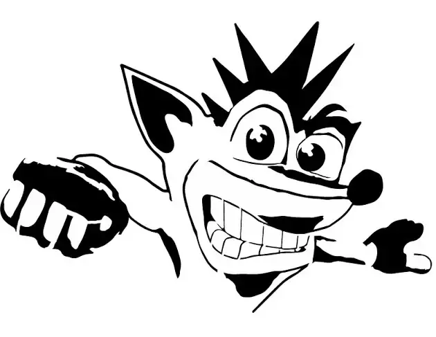 Plantilla Crash Bandicoot