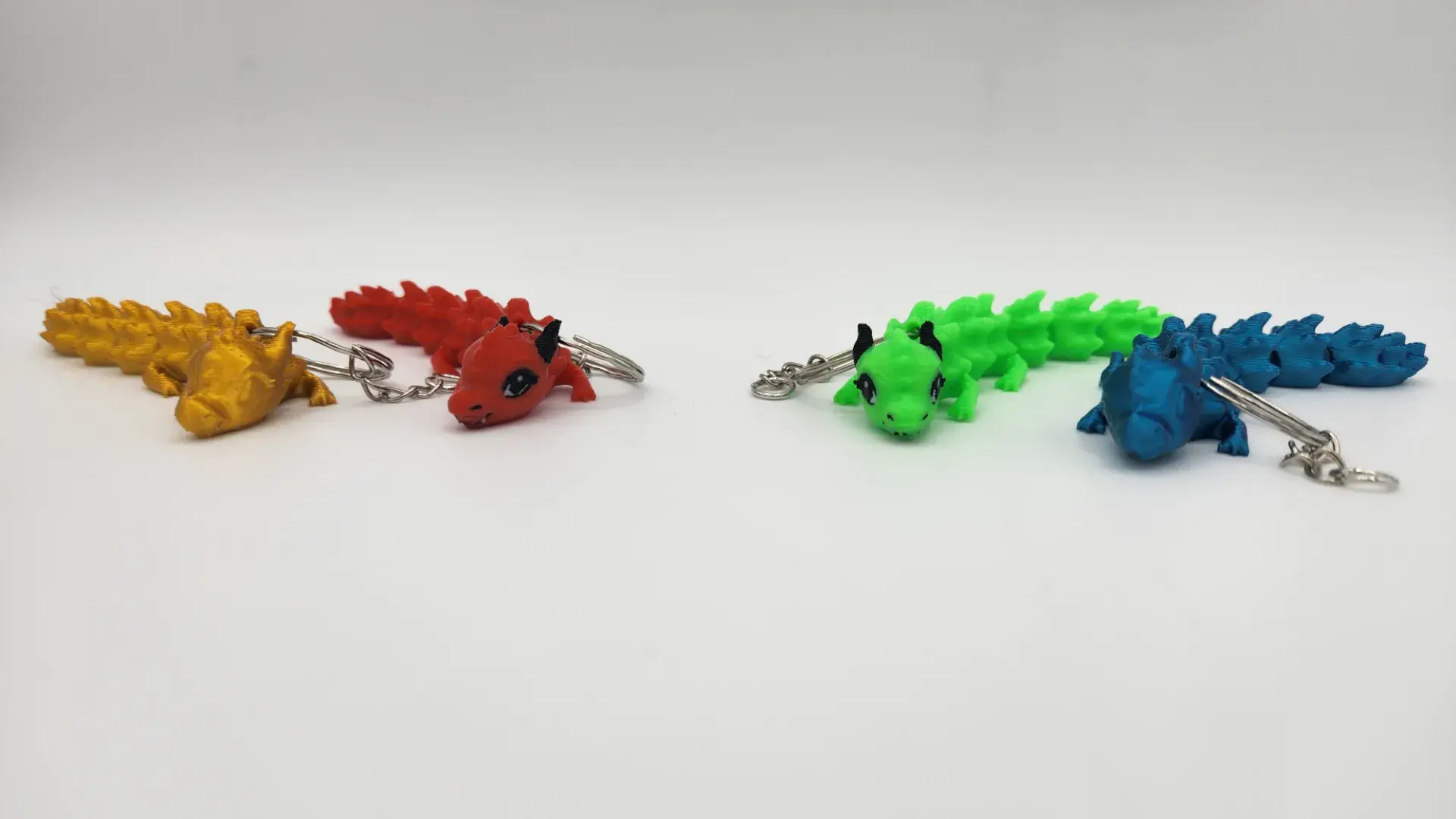 3D Printer Files | 3MF File | Flexi Cute Dragon Keychain | Creality Cloud