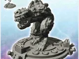 Alien dinosaur creature with sharp fangs (5) - science ficti-0