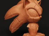 Sonic vs Shadow Split Bust | Hedgehog Rivalry Statue-3