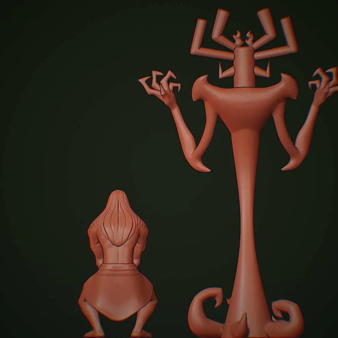 Samurai Jack VS Aku