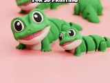 3D Printed Lizard: Articulated Flexi Fidget Toy (STL & 3MF)-2