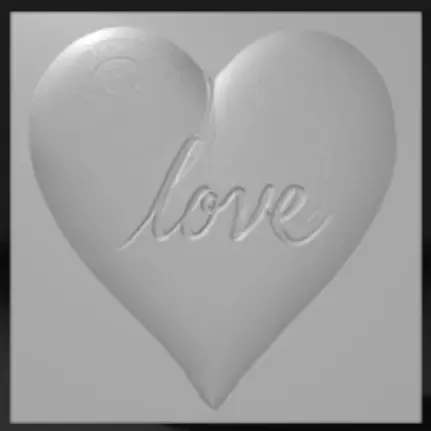 serce z napisem “love„ obrazek