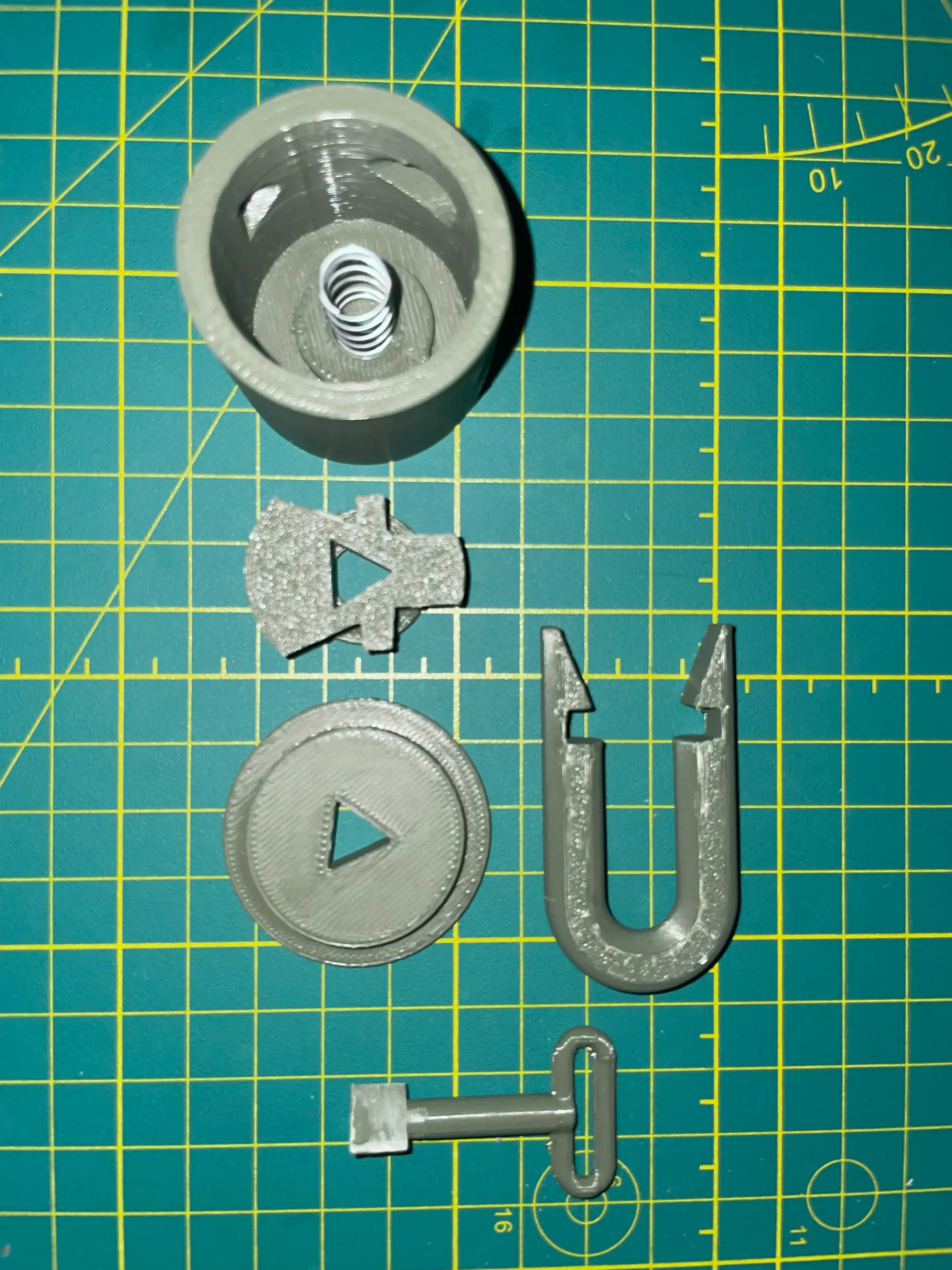 Padlock with Triangular Key