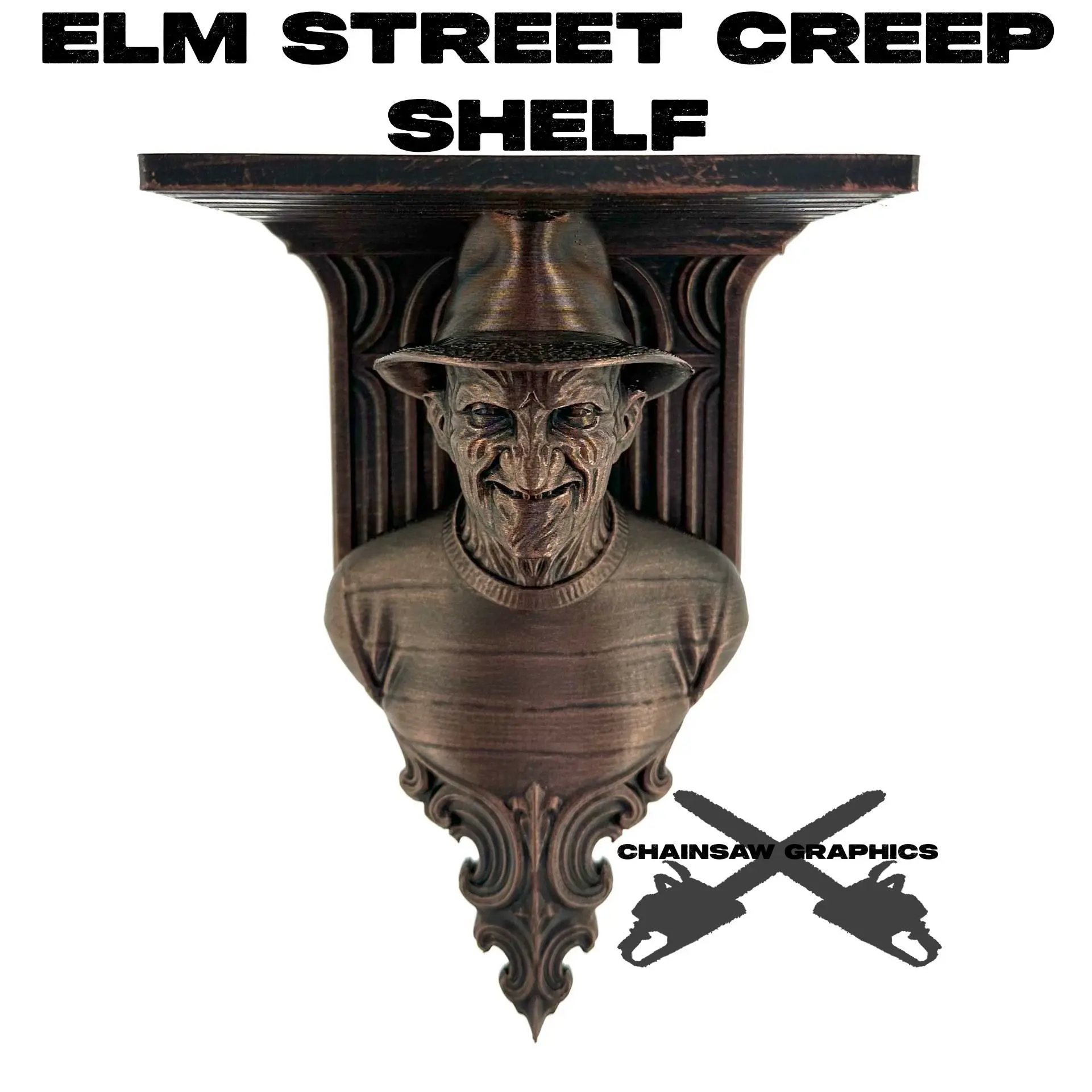 3D Printer Files | 3MF File | The Elm Street Creep Shelf