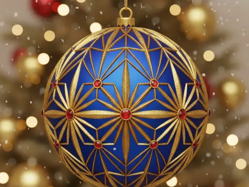 Christmas bauble/bola navideña 20
