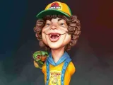 Dustin With his Pet - Bust Stranger things 3D print model-6