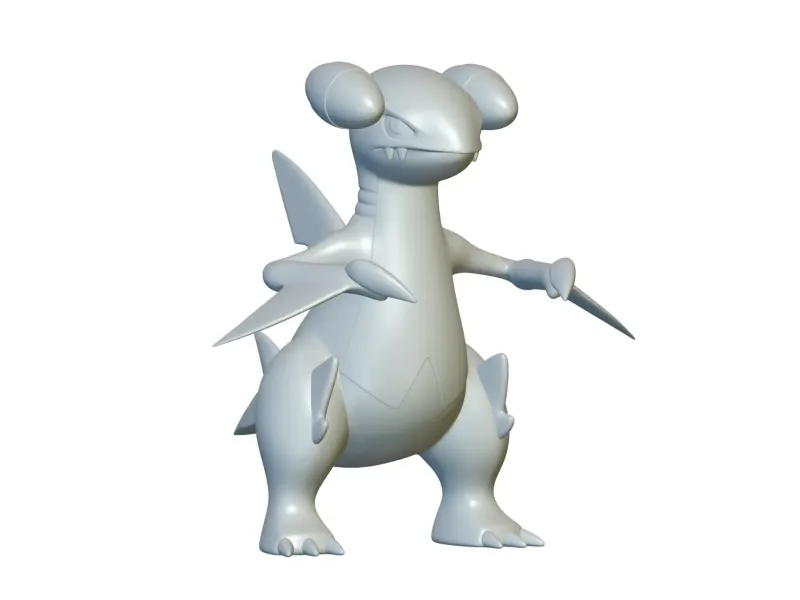 Pokemon Gabite #444 - Prêt pour l'impression 3D !