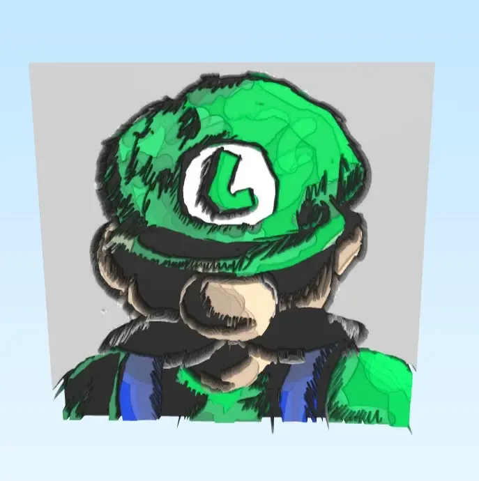 Luigi Badass art