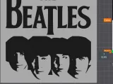 The Beatles faces-0