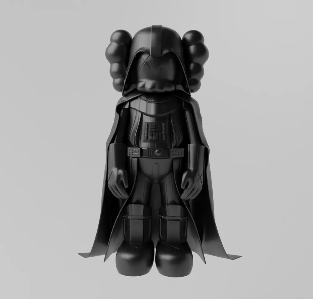 Kaws Star Wars Mandalorian x Stormtrooper Art Toy Fan Art