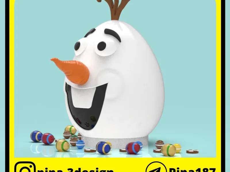 Olaf piggy bank or easter egg