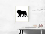 Lion decor picture. Animals collection-0