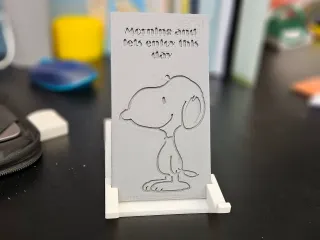 THE SNOOPY STAND