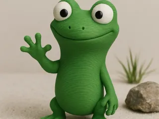 Lizard meme figure