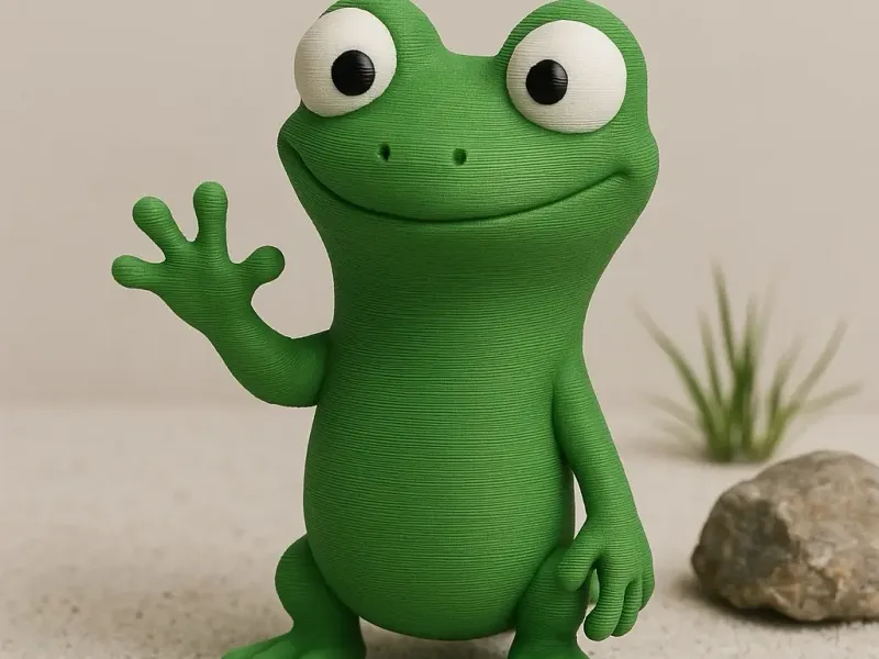 Lizard meme figure