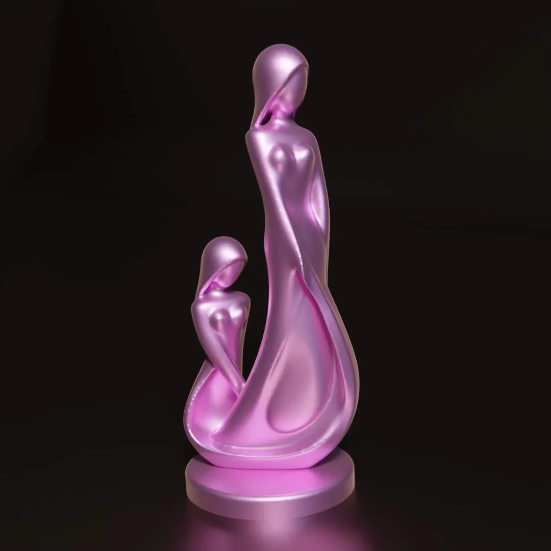 Mother and Daughter - Modern Sculpture