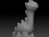 Knitted Dinosaur-4