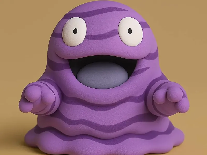 Grimer Pokemon Chibi