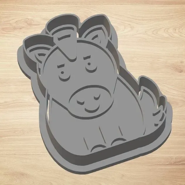 cookie cutter horse - cutter and stamp