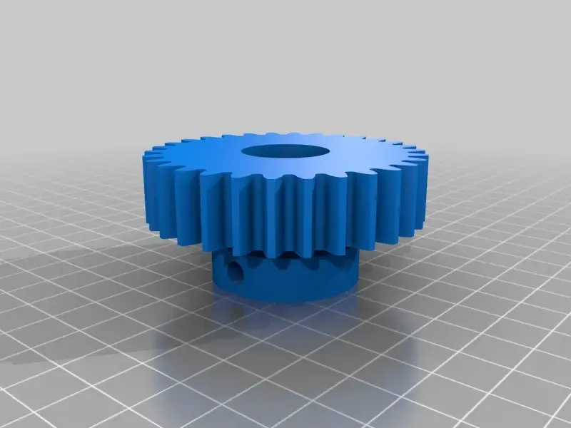 3D-printable High torque servo/gear reduction
