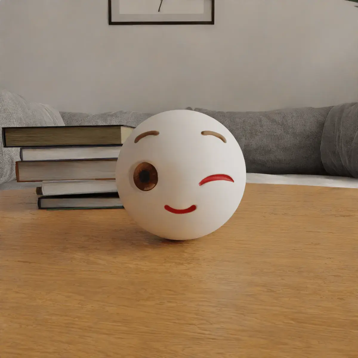 cute smiley face for desk decoration