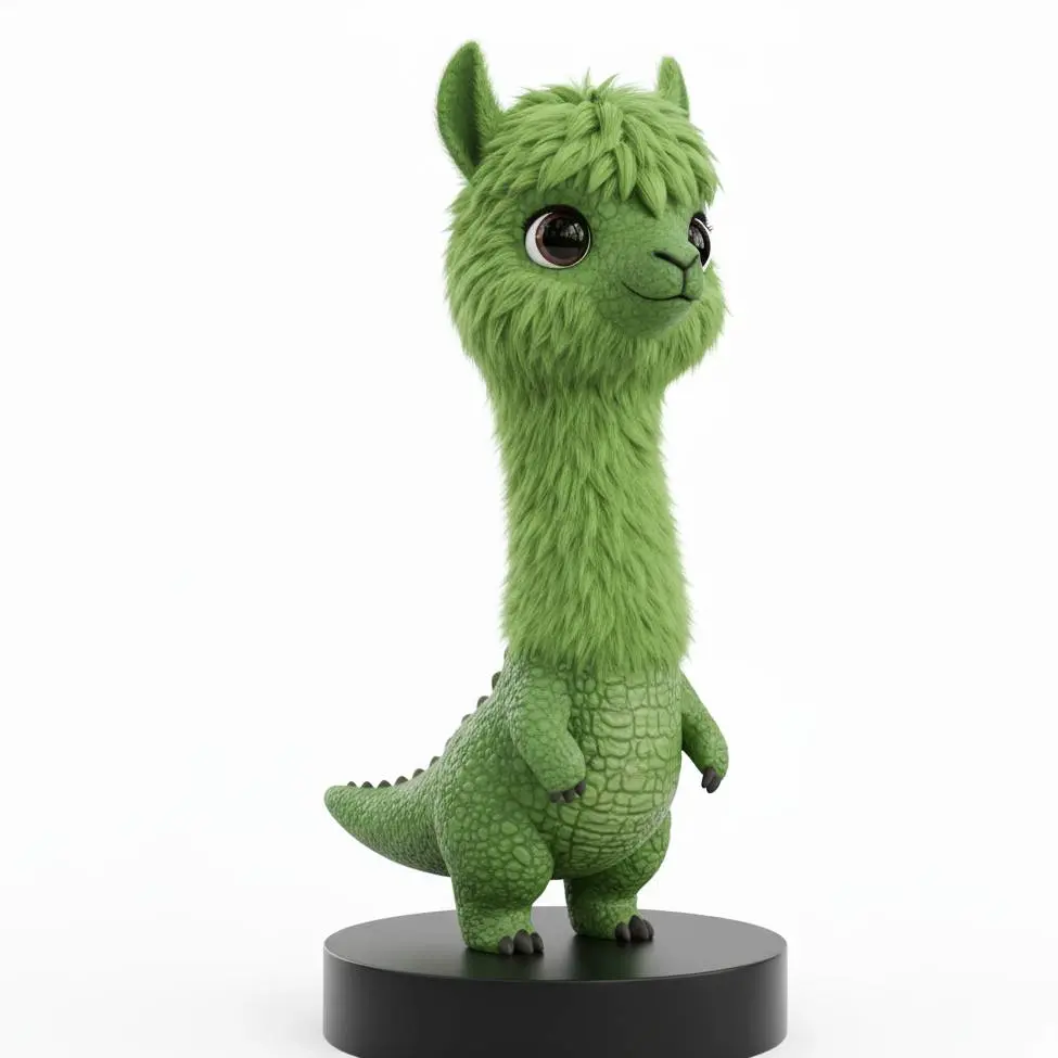 Alpaca Dinosaur Cute Fun Print