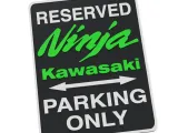 Kawasaki Ninja H2R1000SX 650 ZX4 ZX6 ZX9 Funny Parking Sign-0