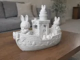 Bunny Benchy – The Most Questionably Seaworthy Easter Boat-1