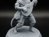 FREE NPC Bard Fantasy Miniatures 32mm STL for TTRPG-3