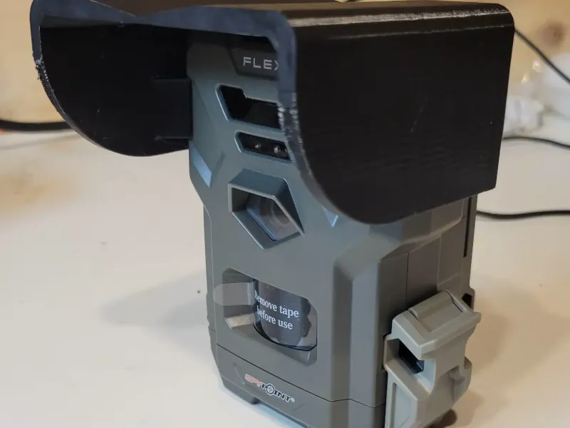 Hood for spypoint trail camera