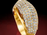 Mountain diamond Pave Ring-7