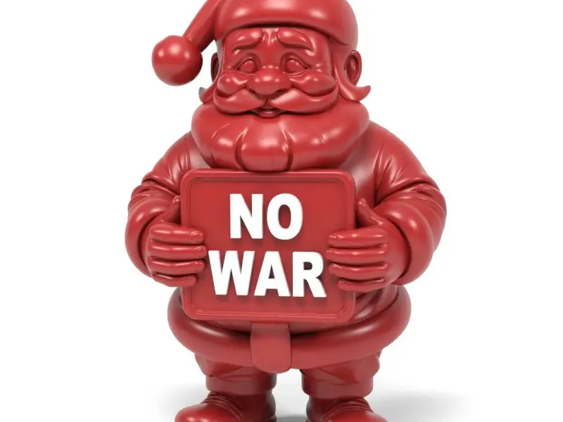 Pacifist Santa Claus