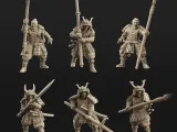 Japanese Samurai Spearmen-0