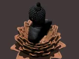 Buddha for 3D Printing 3D print model-4