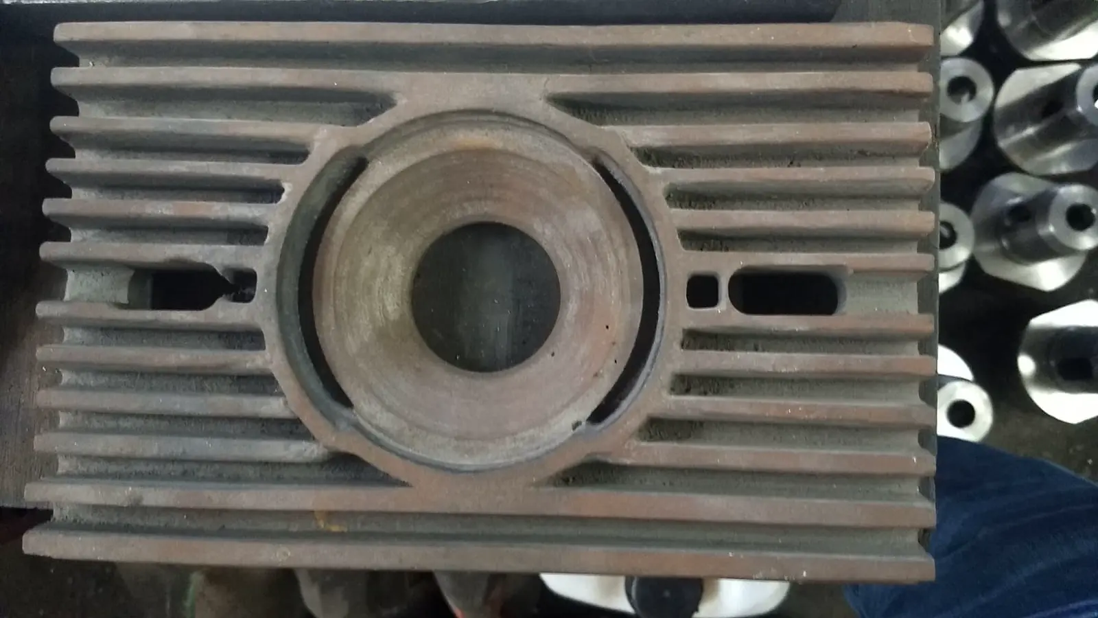 Heatsink plate sand casting pattern