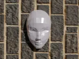 Low-Poly Female Head-1