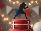 A Boxer / Fighter Cake Topper-0