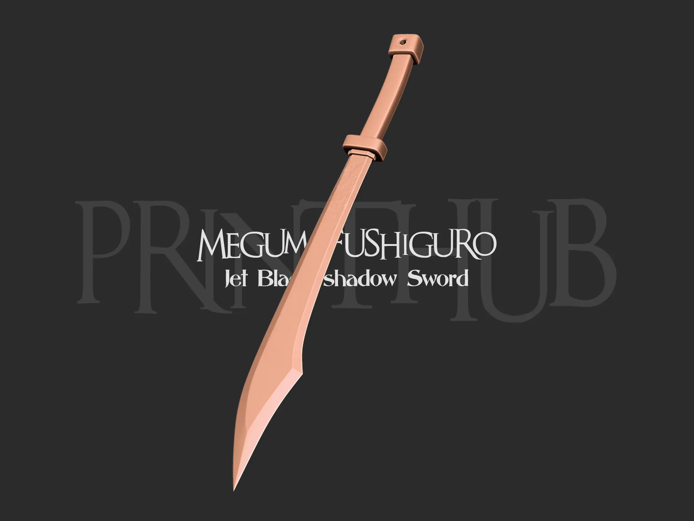 Jujutsu Kaisen - Espada Sombra Preta a Jato Megumi Fushiguro
