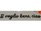 Ti voglio bene, ciao - Italian Script Wall Sign-0