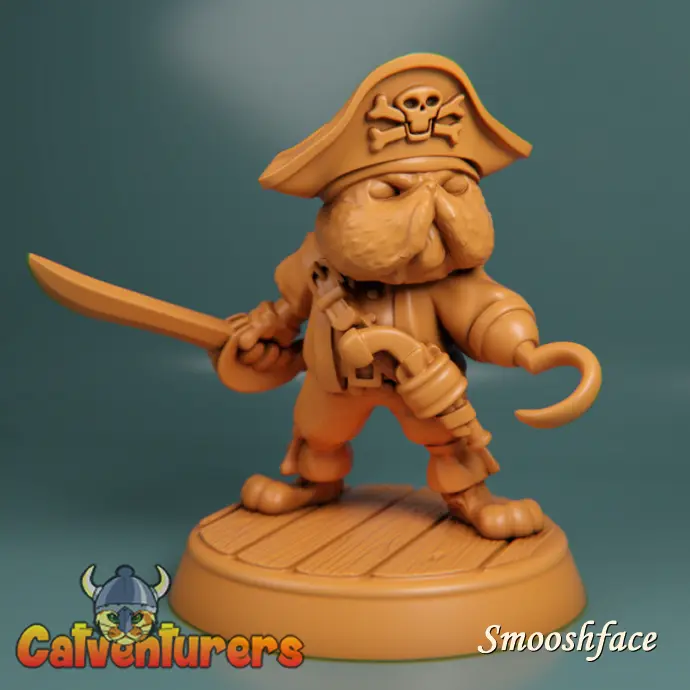 L'équipage du pirate félin