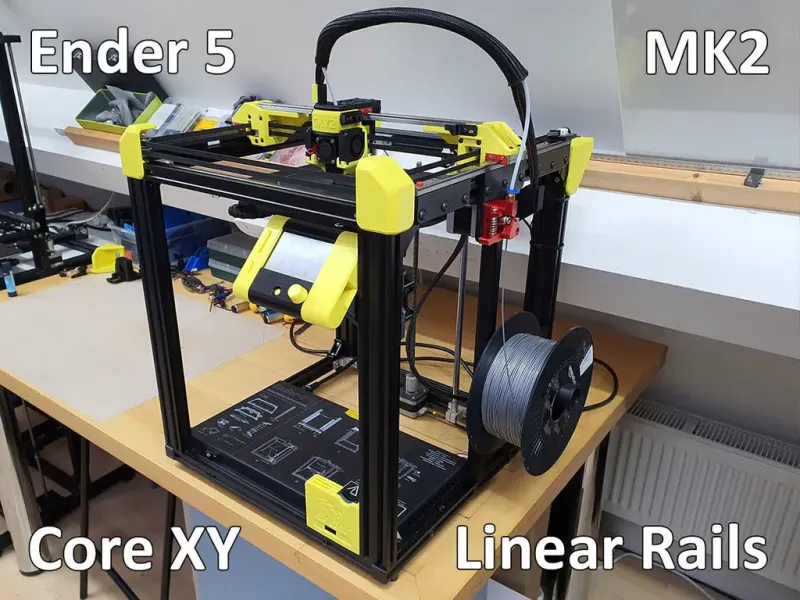Lineer Raylı MK2 ile Ender 5 Çekirdekli XY