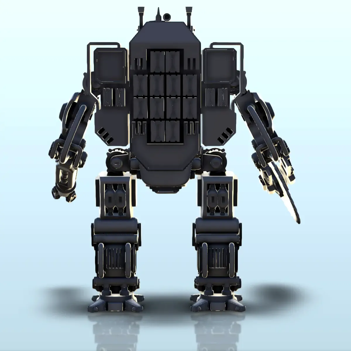 Zihaldin combat robot (23) - sci-fi science fiction future 4