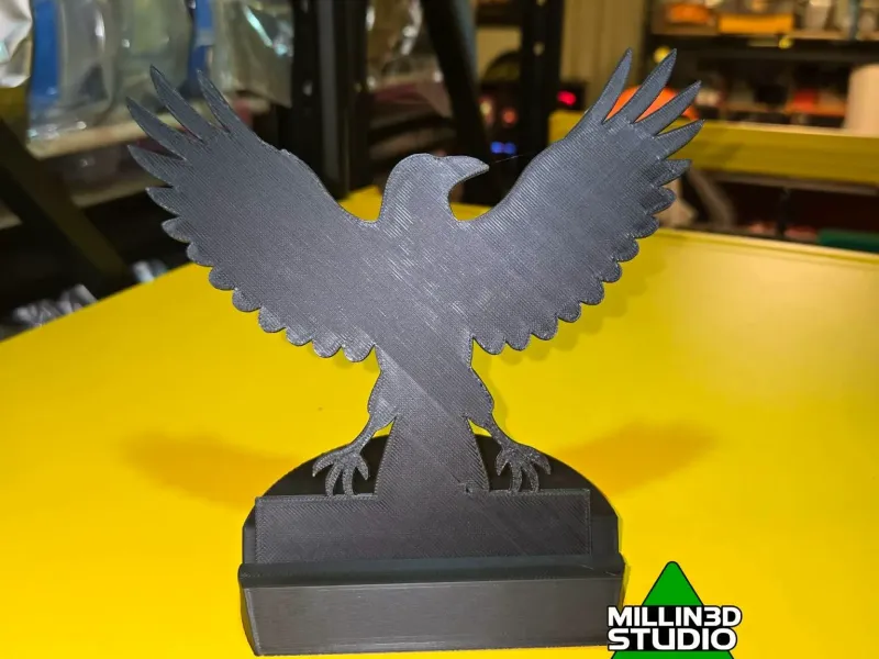 Simple Blackbird Raven Crow Phone stand/Business card holder