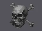 CROSSBONES - SKULL AND BONES.-1