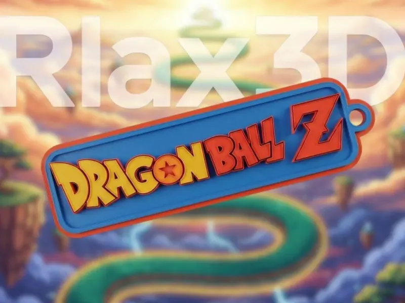 DBZ Multicolor Keychain - Dragon Ball Z llavero