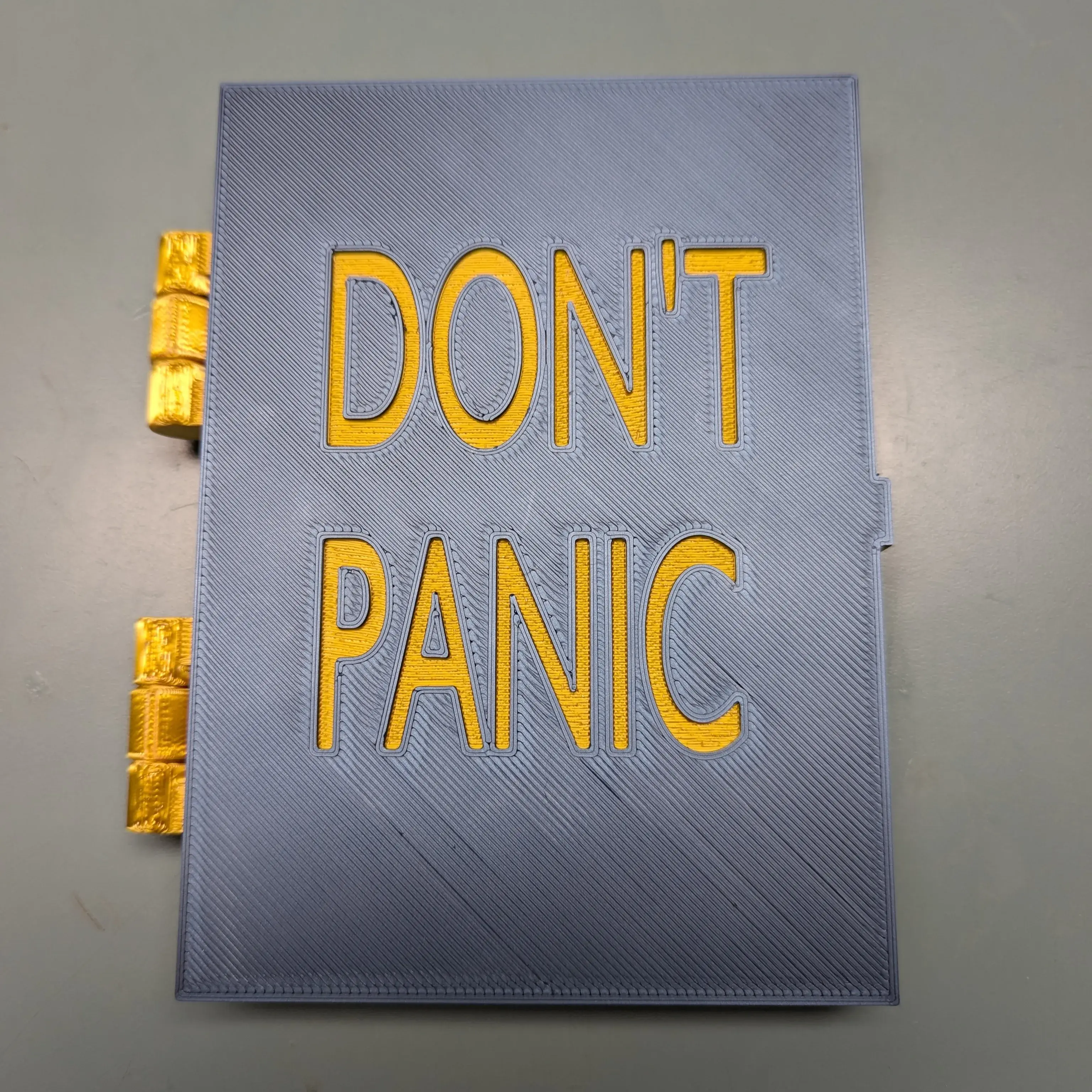 DONT PANIC: Passport Cover and Towel Rack