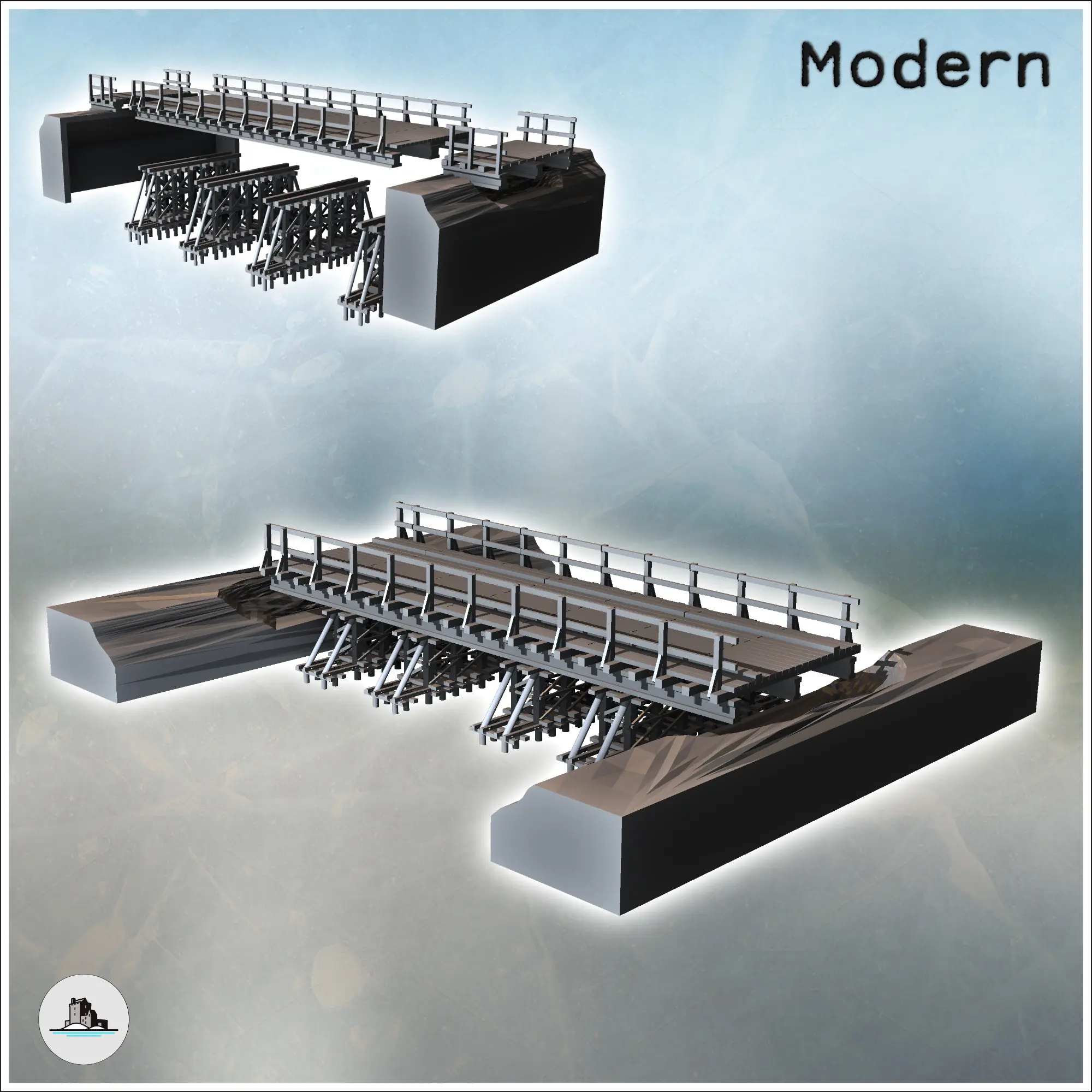 Other STL Download - Neerpelt Joe's Bridge No.9 (Lommel, Belgium ...