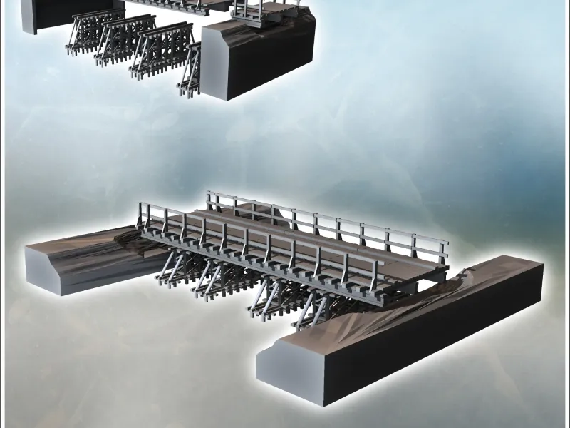 Neerpelt Joe's Bridge No.9 (Lommel, Belgium) - miniatures wa