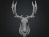 Moose head wall decor-3
